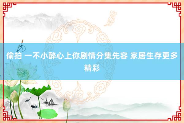 偷拍 一不小醉心上你剧情分集先容 家居生存更多精彩